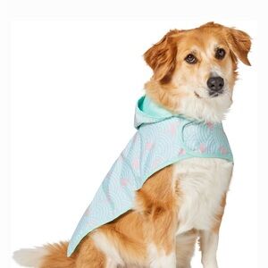Frisco Lightweight Flamingo Dog Raincoat, X-Large